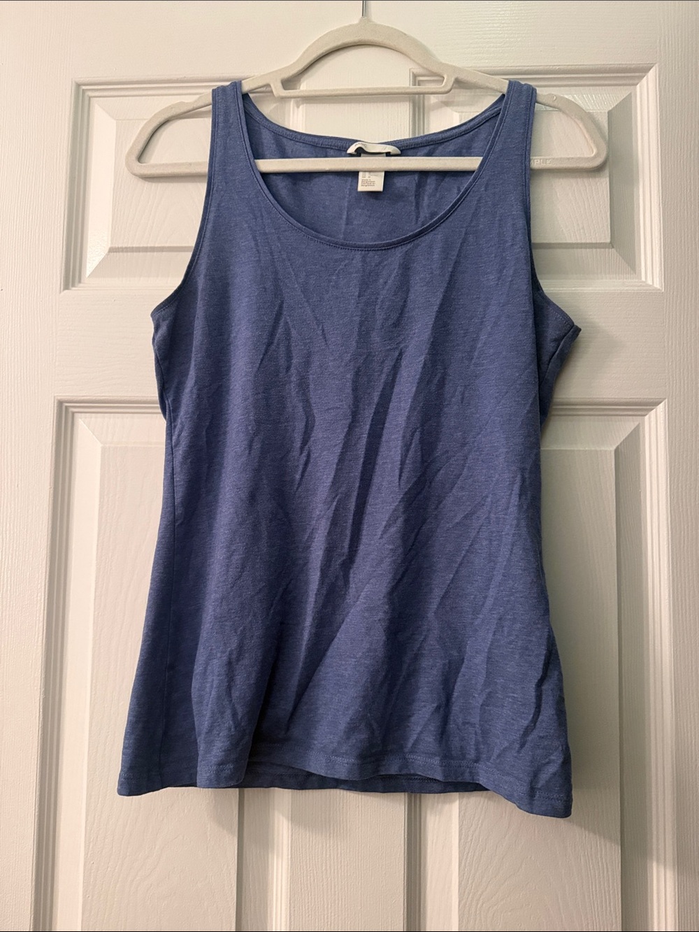 H&M Blue Scoop Neck Tank Top